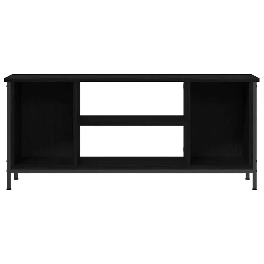Meuble TV Chêne noir 102 x 35 x 45 cm Bois d'ingénierie - 5