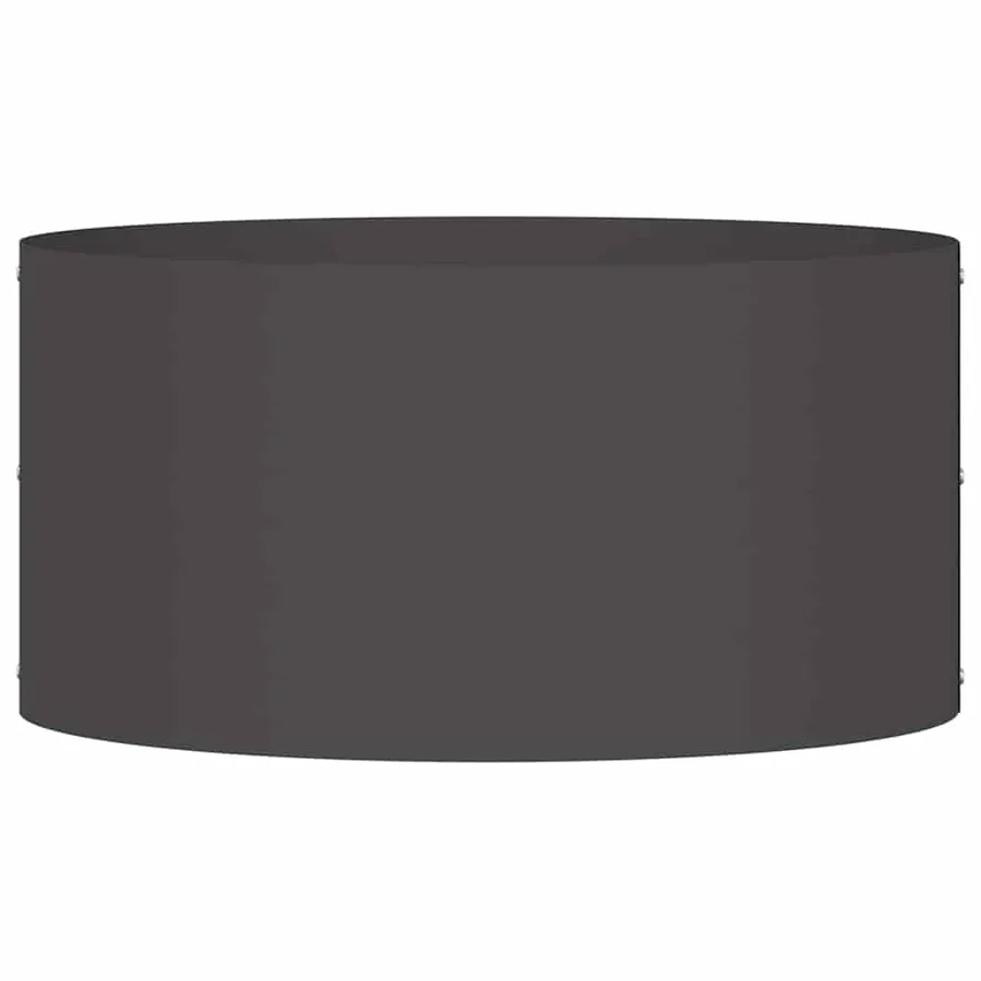 Anneau de jardinière Noir 40 x 40 x 20 cm Acier laminé à froid - 5