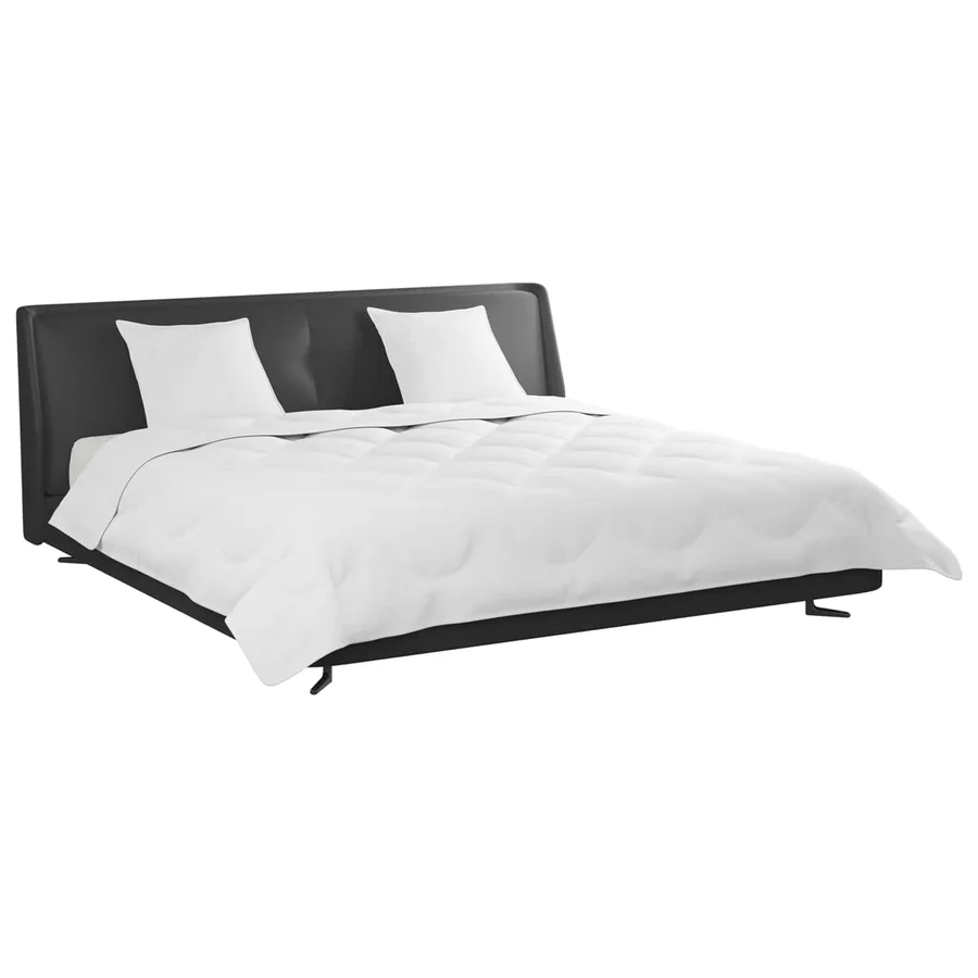 Couette avec oreiller 3 pcs Blanc Microfibre - 3