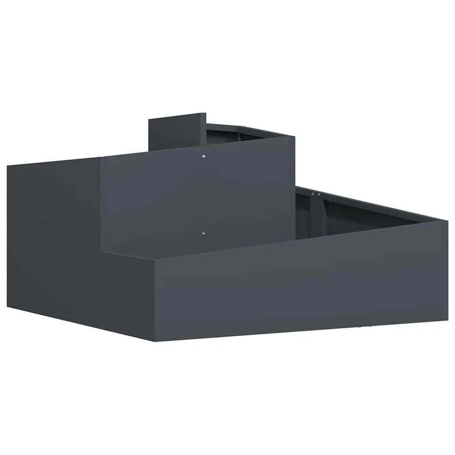 Cache-pot de jardin Anthracite 80 x 80 x 50 cm - 2
