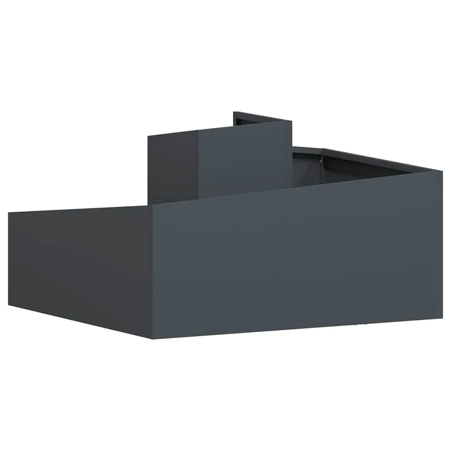 Cache-pot de jardin Anthracite 80 x 80 x 50 cm - 7