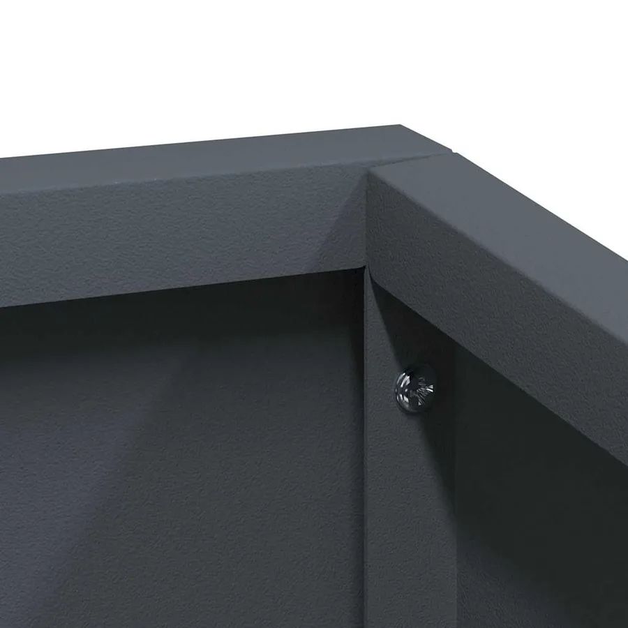 Cache-pot de jardin Anthracite 80 x 80 x 50 cm - 9