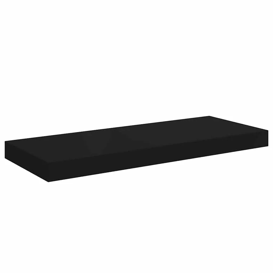 Étagère murale flottante Noir 60x23,5x3,8 cm MDF - 2