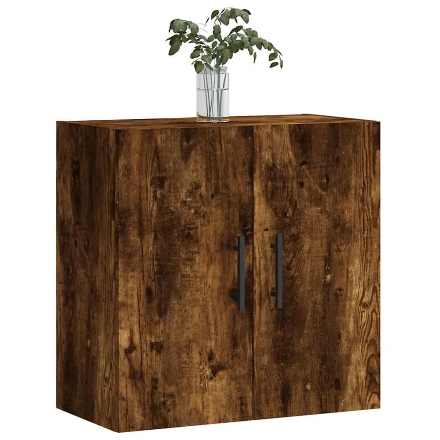 Armoire murale chêne fumé 60x31x60 cm bois d'ingénierie - 3