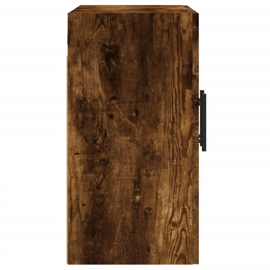 Armoire murale chêne fumé 60x31x60 cm bois d'ingénierie - 7