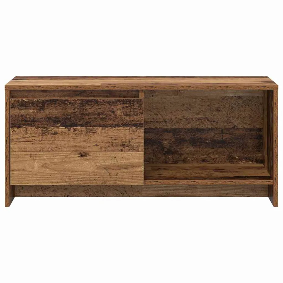 Ensemble meuble TV Montage mural Bois Ancien 90 x 35 x 40 cm - 6