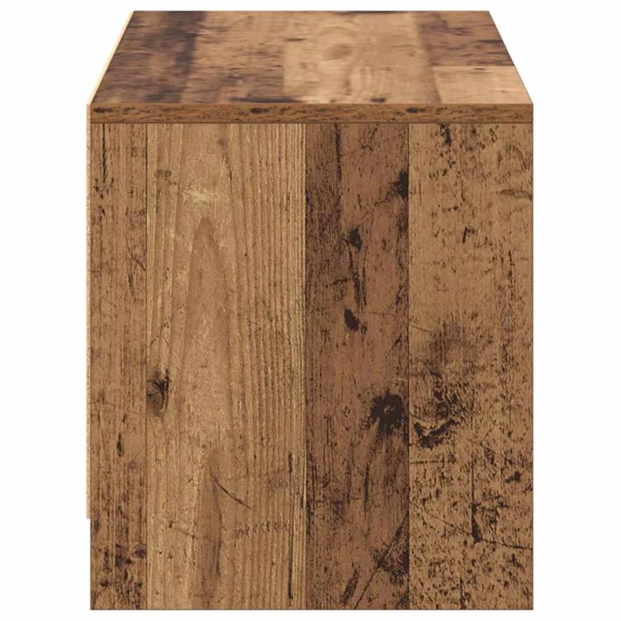Ensemble meuble TV Montage mural Bois Ancien 90 x 35 x 40 cm - 7