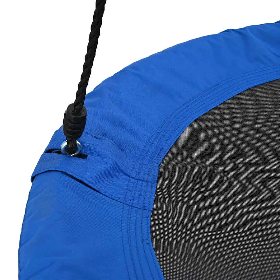 Balançoire en nid Bleu 100 x 100 x 180 cm Plastique - 7