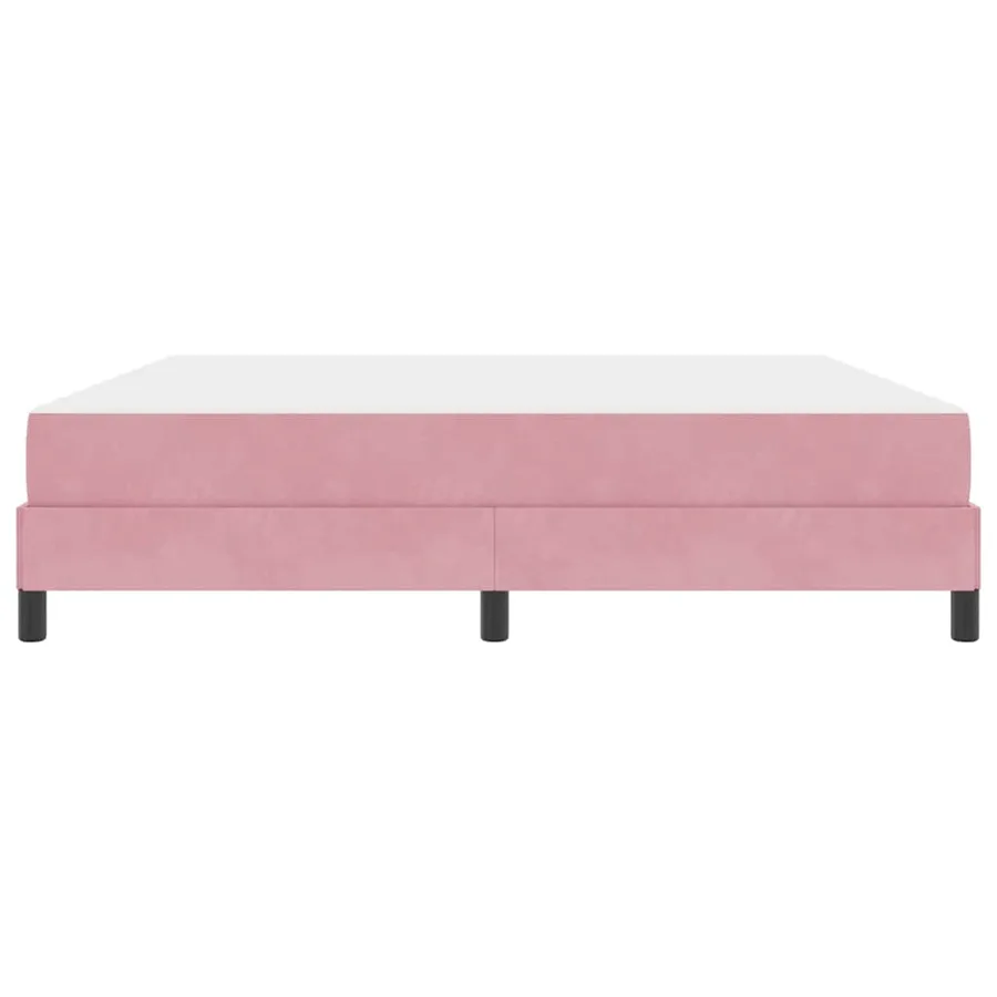 Lit à ressorts avec matelas Rose 180 x 220 cm tissu - 5