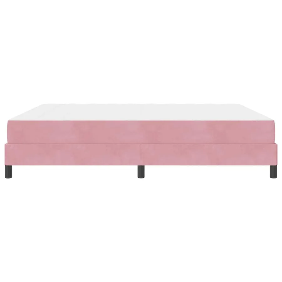 Lit à ressorts avec matelas Rose 180 x 220 cm tissu - 6