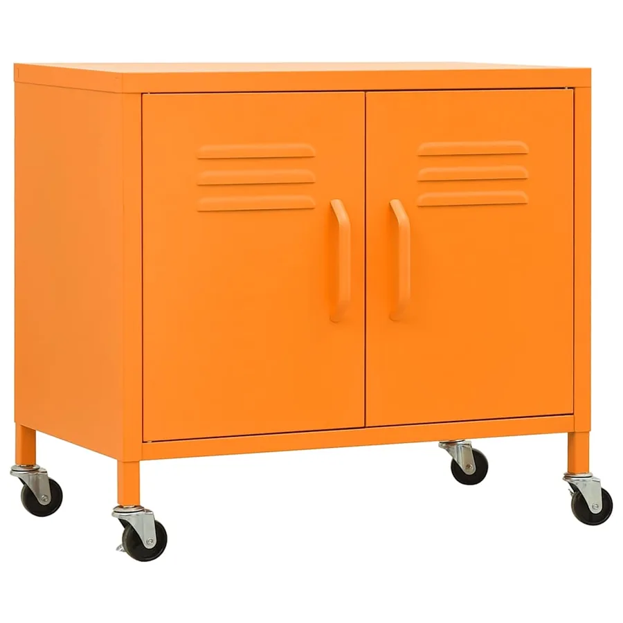 Armoire de rangement Orange 60x35x56 cm Acier - 2