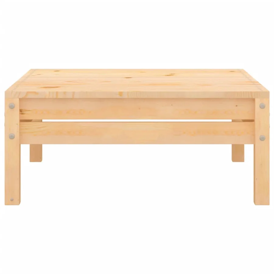Salon de jardin 6 pcs Bois de pin massif - 13