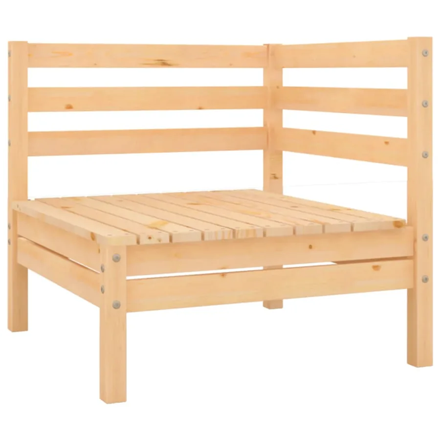 Salon de jardin 6 pcs Bois de pin massif - 3