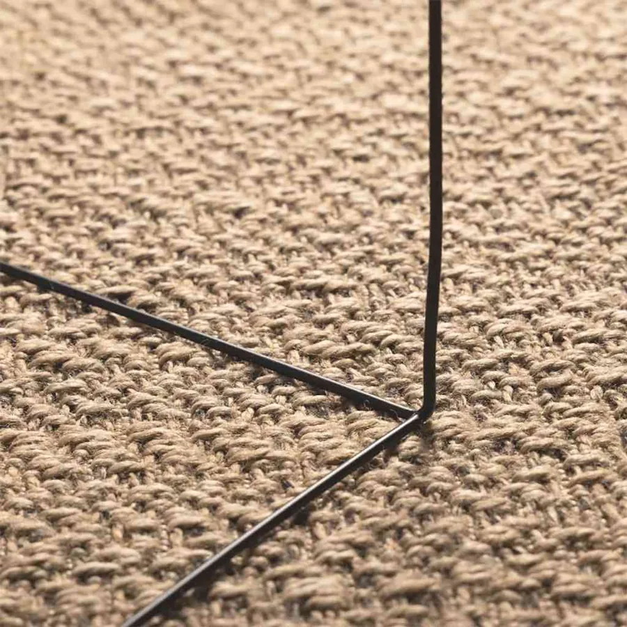 Tapis ZIZUR 200x290 cm aspect de jute intérieur et extérieur - 4