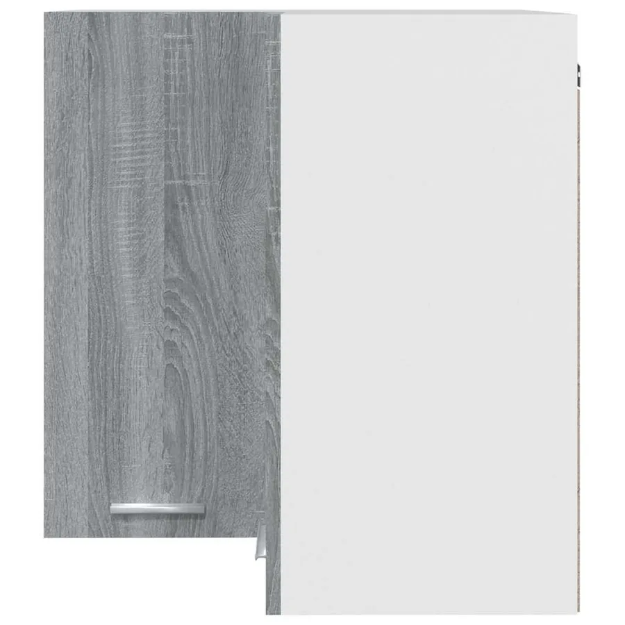 Armoire d'angle suspendue "Lyon" Gris Sonoma 57 x 57 x 60 cm Bois d'ingénierie - 5