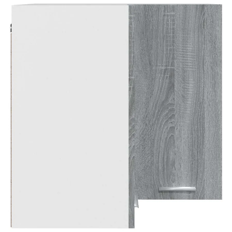 Armoire d'angle suspendue "Lyon" Gris Sonoma 57 x 57 x 60 cm Bois d'ingénierie - 7