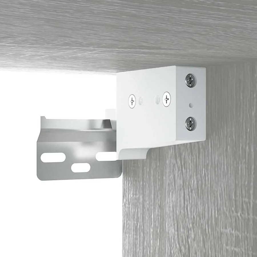 Armoire d'angle suspendue "Lyon" Gris Sonoma 57 x 57 x 60 cm Bois d'ingénierie - 8