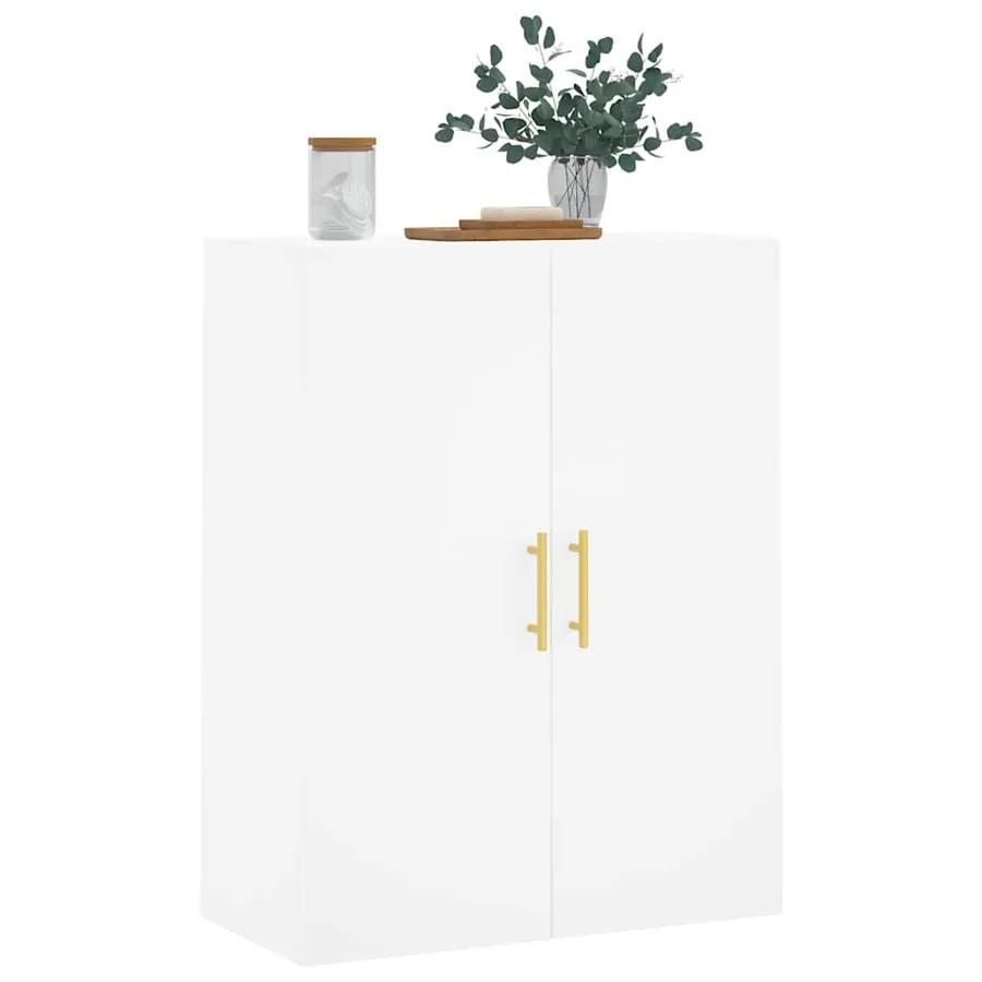 Armoire murale blanc 69,5x34x90 cm - 4