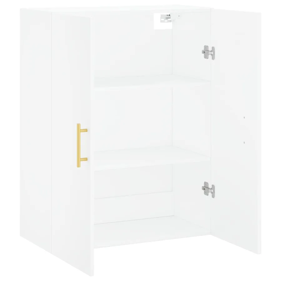 Armoire murale blanc 69,5x34x90 cm - 6