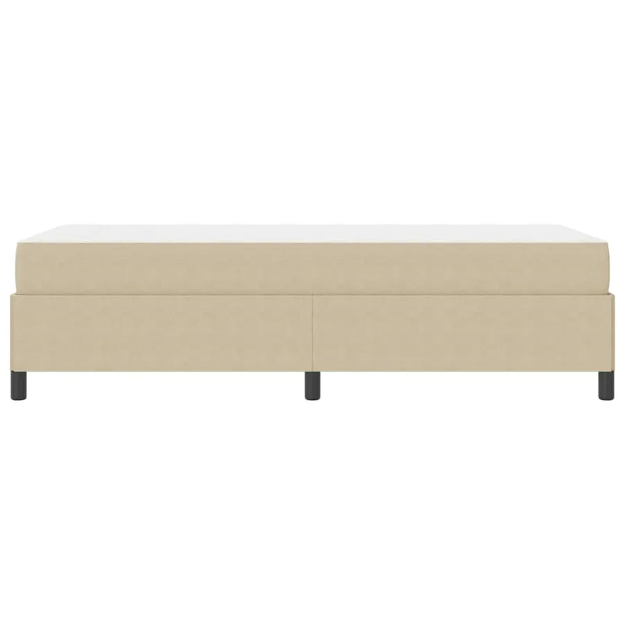 Cadre de lit avec matelas Gris Vert Clair 100 x 200 cm tissu - 6