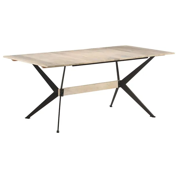 Table à manger 180x90x76 cm Bois de manguier massif