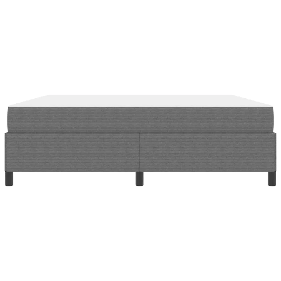 Cadre de lit avec matelas Gris clair 180 x 200 cm tissu - 5