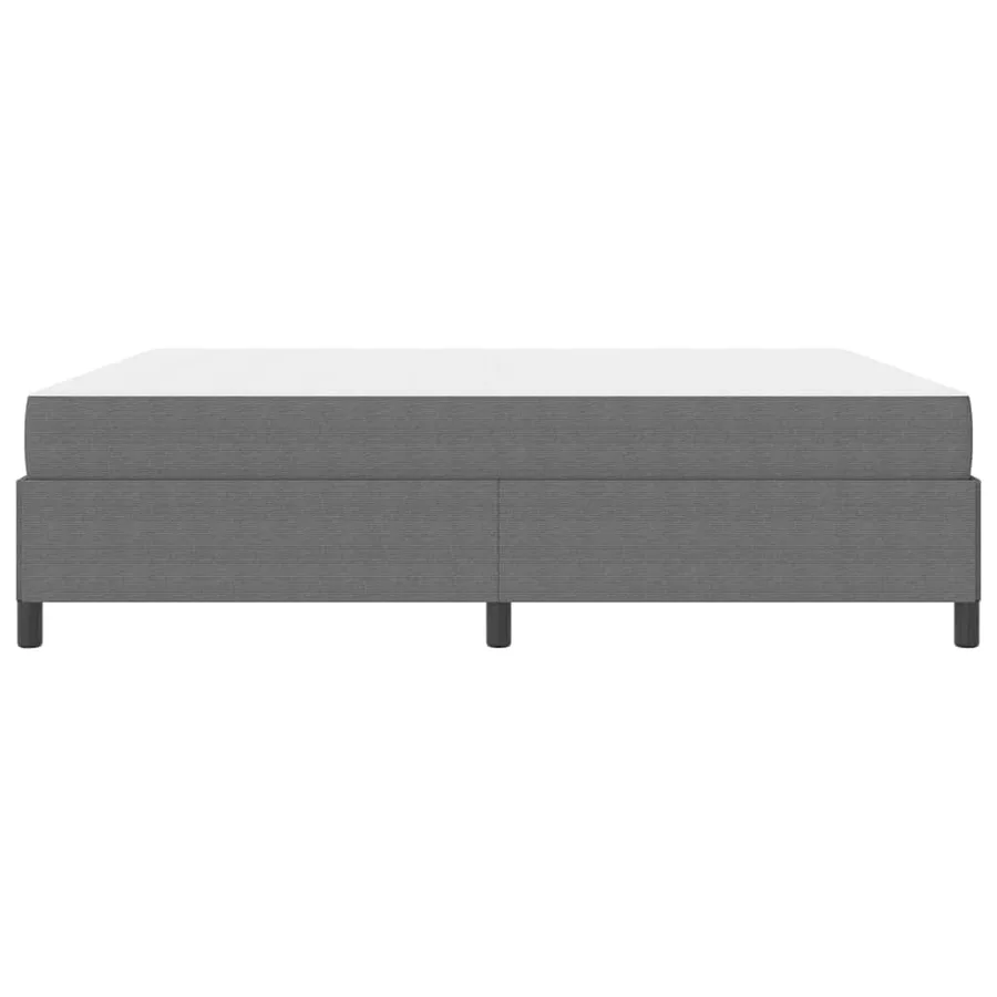 Cadre de lit avec matelas Gris clair 180 x 200 cm tissu - 6