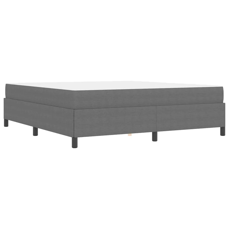 Cadre de lit avec matelas Gris clair 180 x 200 cm tissu - 7
