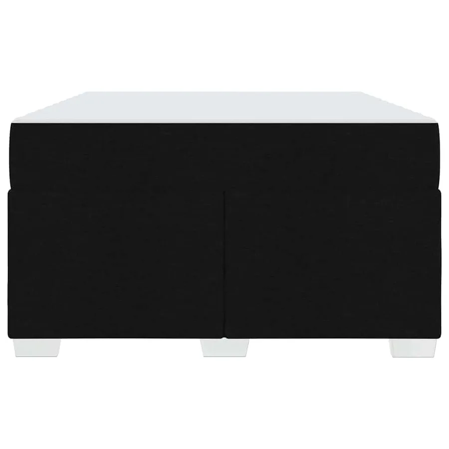 Cadre de lit avec matelas Noir 120 x 200 cm tissu - 5
