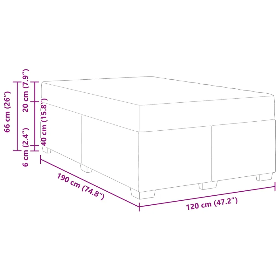 Cadre de lit avec matelas 2 pcs Vert Velours - 13