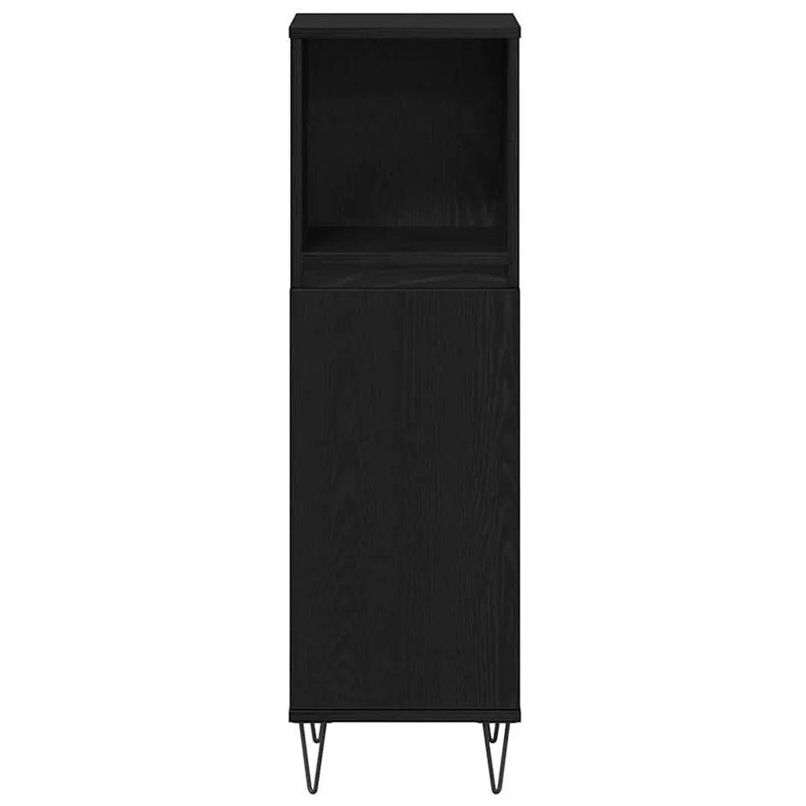 Ensemble de mobilier de salle de bain 3 pcs Chêne noir - 6