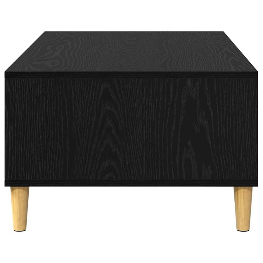 Table basse Chêne noir 102 x 55 x 35 cm Bois d'ingénierie - 7