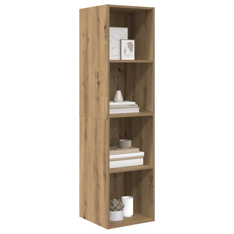 Ensemble meuble TV 37 x 37 x 142,5 cm Chêne artisanal - 3