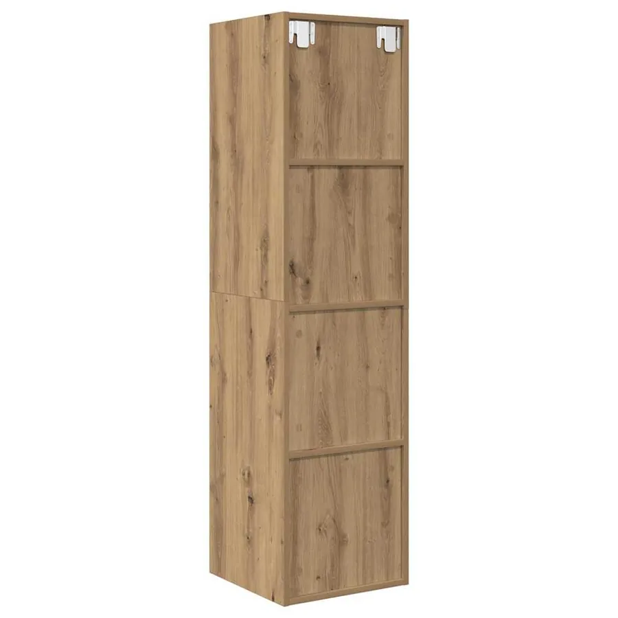 Ensemble meuble TV 37 x 37 x 142,5 cm Chêne artisanal - 8