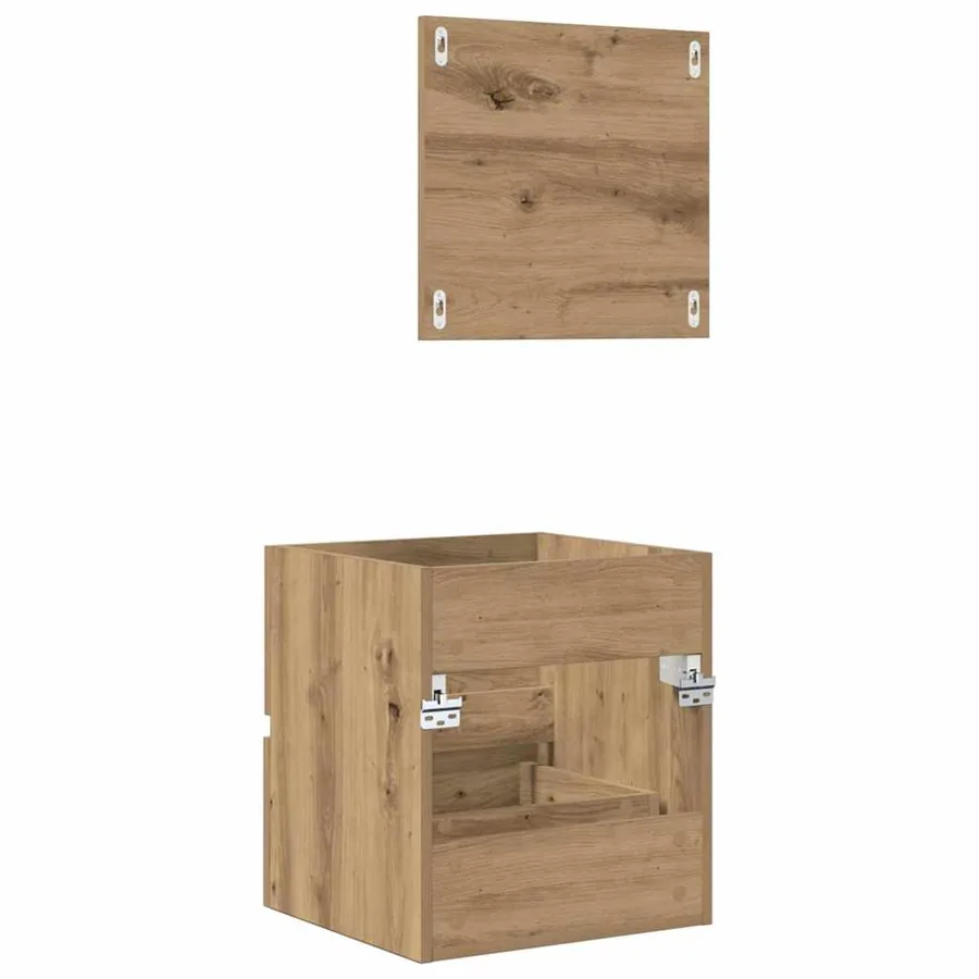 Cabinet de salle de bain Chêne artisanal 41 x 38,5 x 45 cm - 10