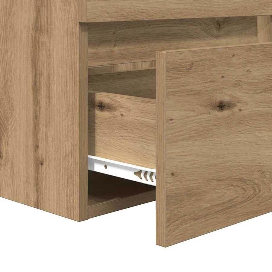 Cabinet de salle de bain Chêne artisanal 41 x 38,5 x 45 cm - 12