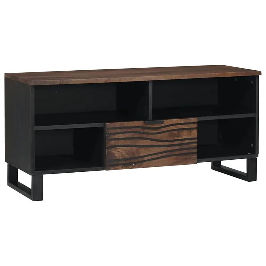 Unites TV avec tiroir Noyer 105 x 33 x 46 cm Bois d'ingénierie