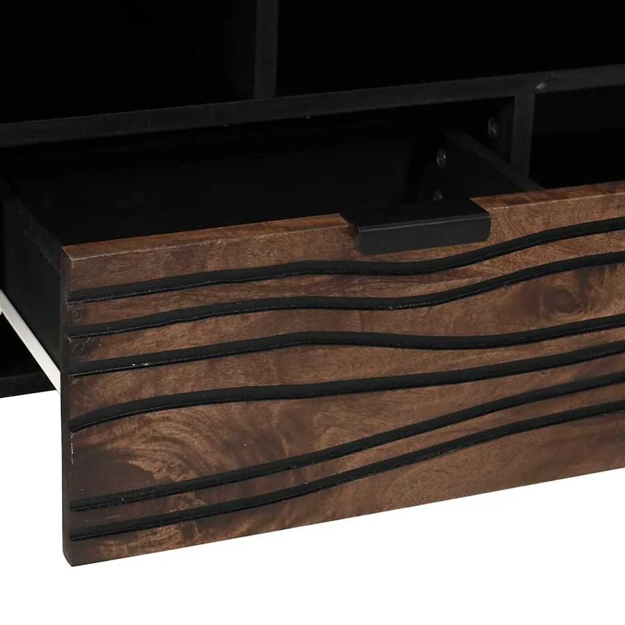 Unites TV avec tiroir Noyer 105 x 33 x 46 cm Bois d'ingénierie - 8