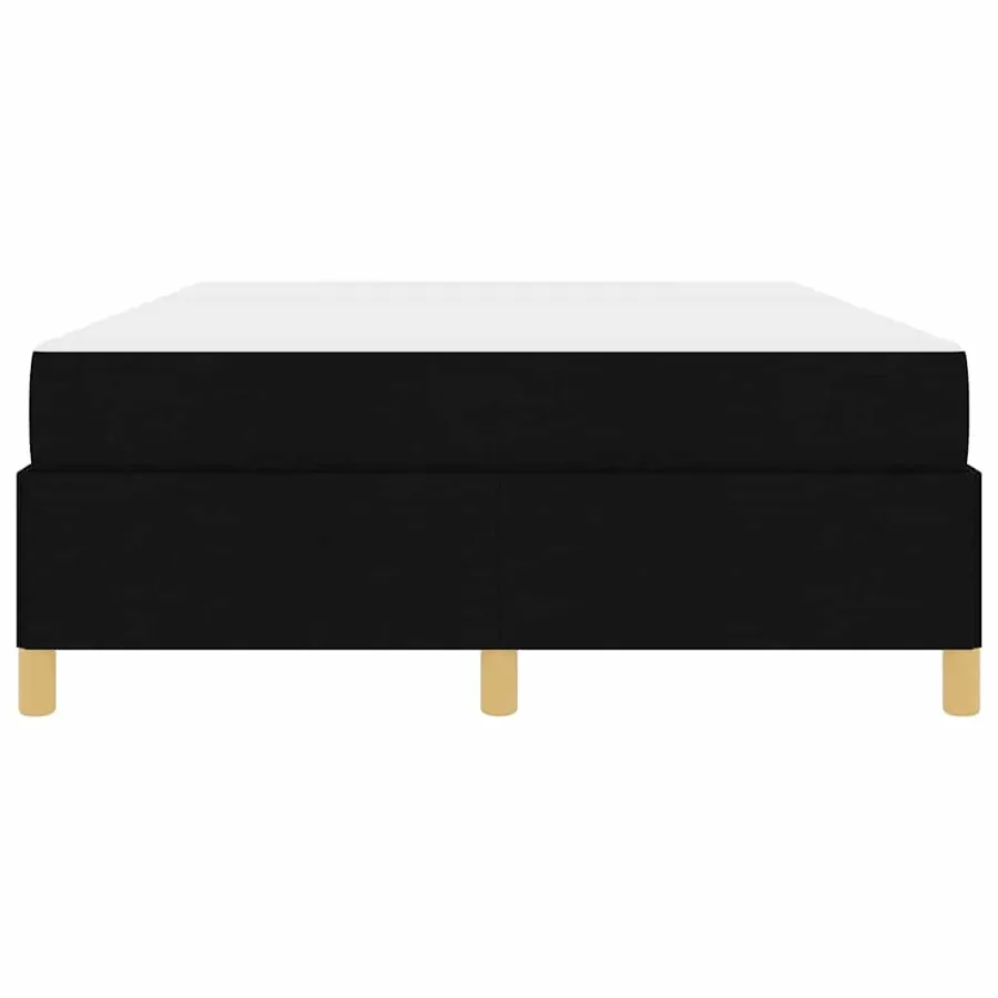 Cadre de lit avec matelas Noir 160 x 200 cm tissu - 7