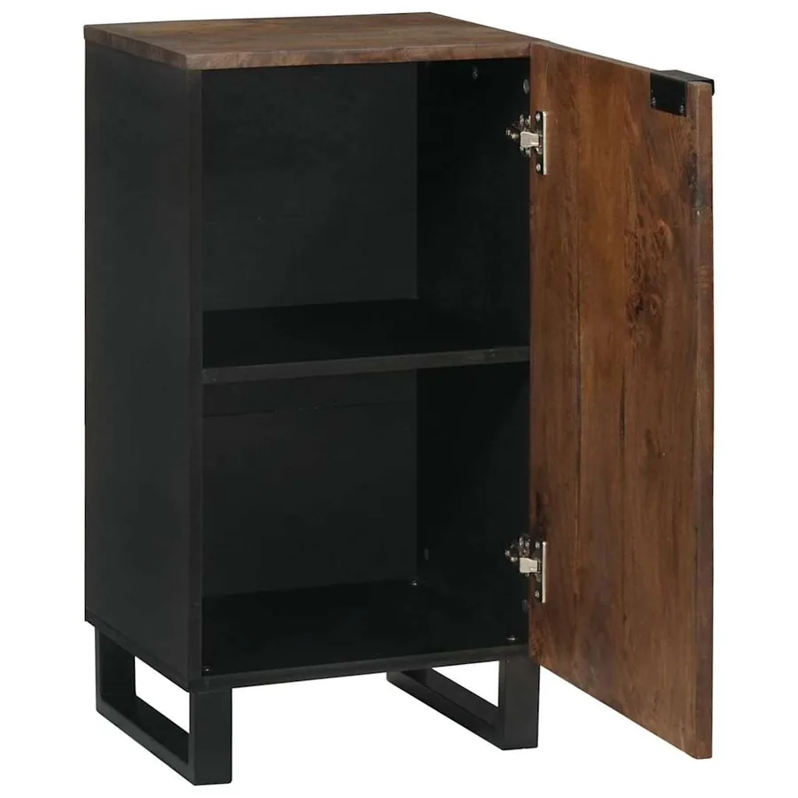 Buffet Marron 40 x 33 x 75 cm bois de manguier massif - 2