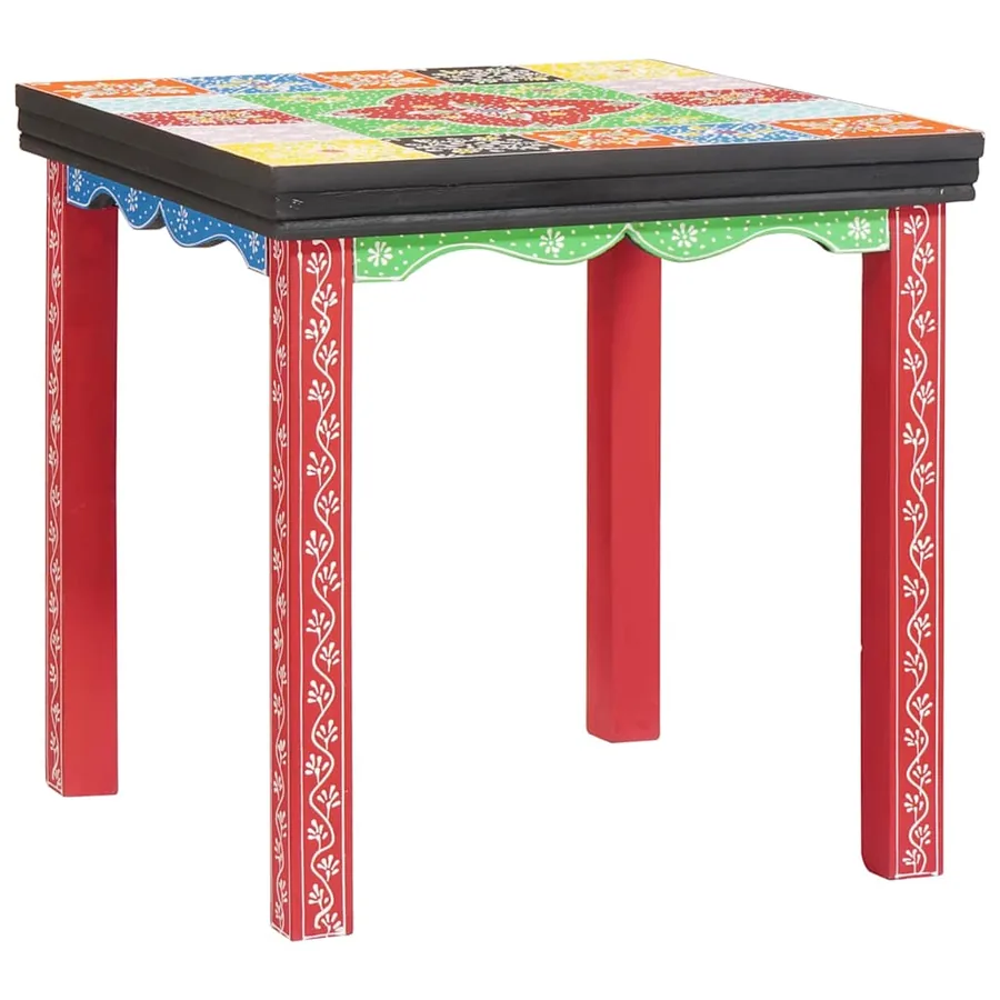 Table carrée 3 pcs Multicolore