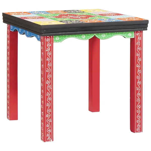 Table carrée 3 pcs Multicolore