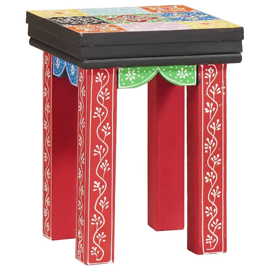 Table carrée 3 pcs Multicolore - 3