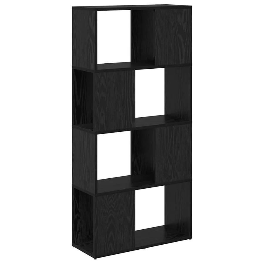 Ensemble meuble TV Noir 60 x 24 x 125,5 cm Bois d'ingénierie - 7