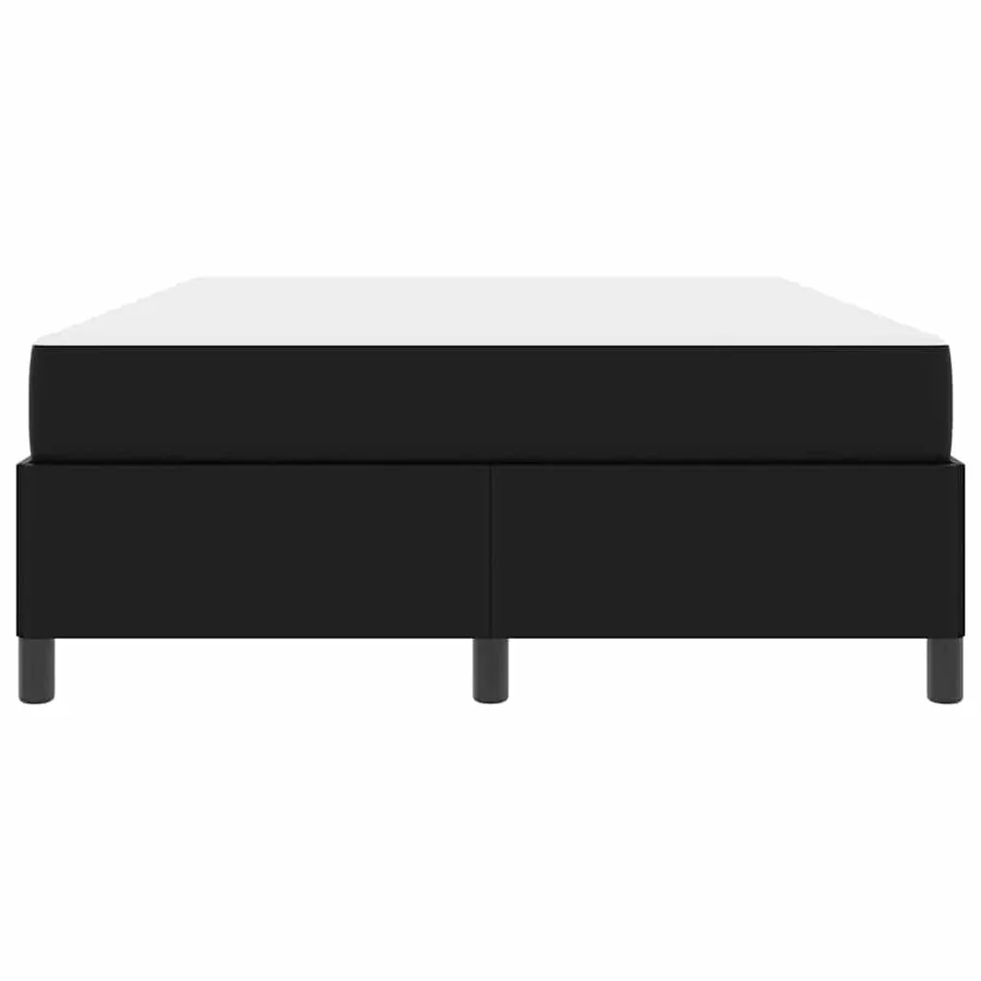 Cadre de lit avec matelas Noir 140 x 190 cm tissu - 7