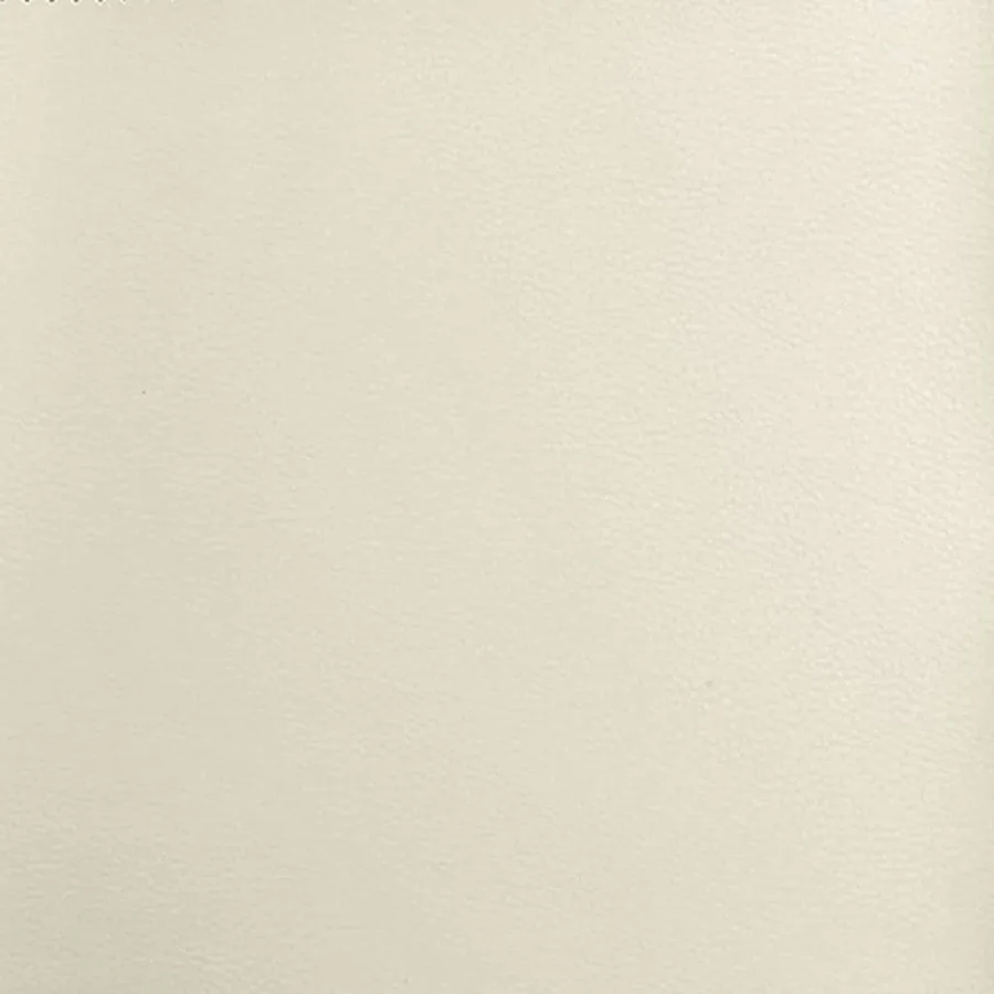 Cadre de lit avec matelas Crème 140 x 200 cm tissu - 12