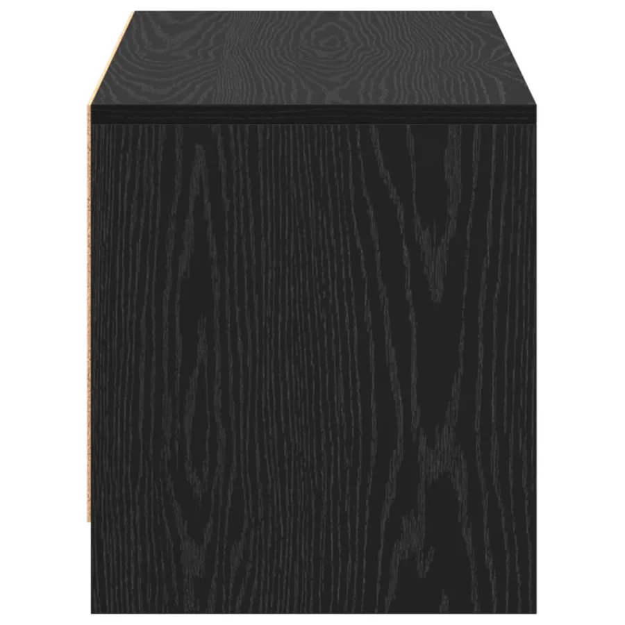 Ensemble meuble TV Chêne noir 90 x 35 x 40 cm Bois d'ingénierie - 7