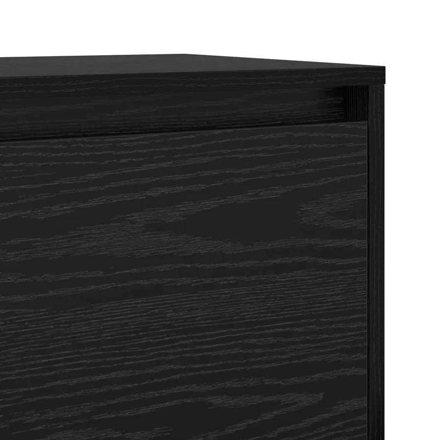 Ensemble meuble TV Chêne noir 90 x 35 x 40 cm Bois d'ingénierie - 9