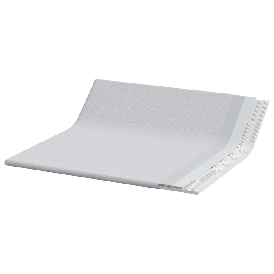 Surmatelas Blanc 200 x 200 cm Tissu Jacquard - 4