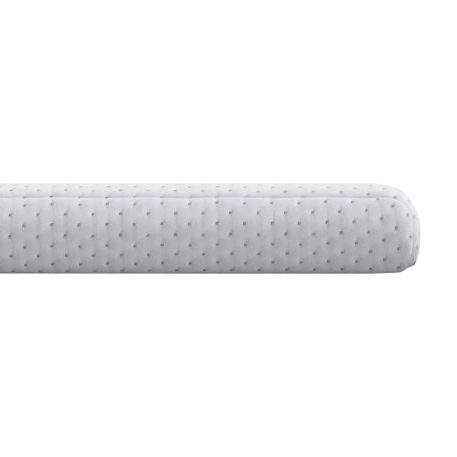 Surmatelas Blanc 200 x 200 cm Tissu Jacquard - 7